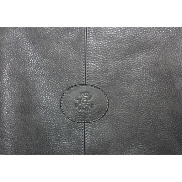 Il Grifone Venezia Gray Leather Women's Handbag Shoulder Bag - Picture 4 of 8